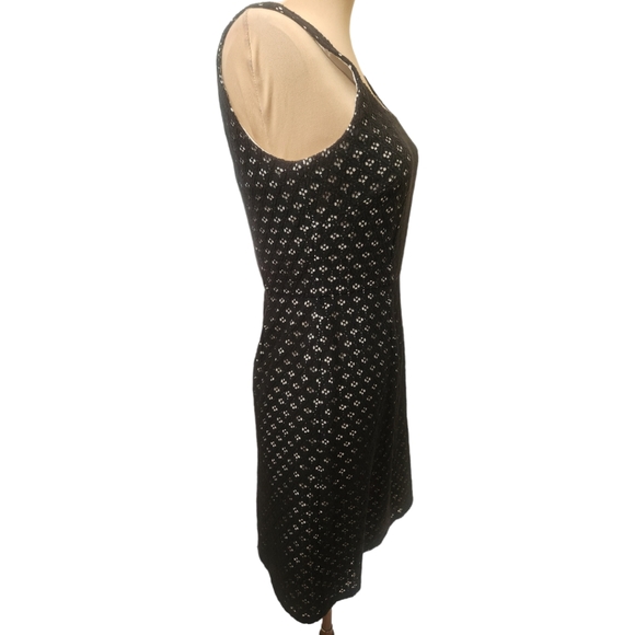 ADRIANNA PAPELL Eyelet Lace Sheath Tank Dress - Size 4 - Picture 6 of 12